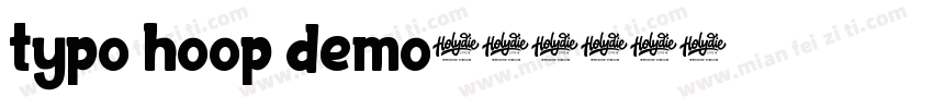 typo hoop demo字体转换